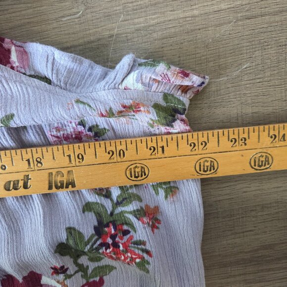 EUC NATURAL LIFE FLORAL LILAC TANK DRESS SIZE M - Picture 15 of 16